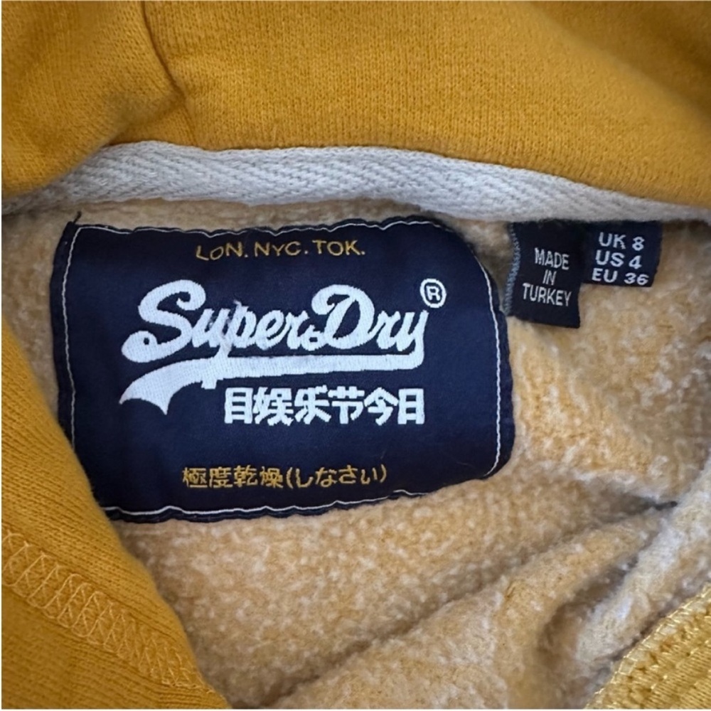 Superdry Japan Edition Vintage College Script Hoodie - Picture 2 of 8